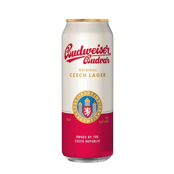 Bia Budweiser Budvar 5% Tiệp lon 500ml