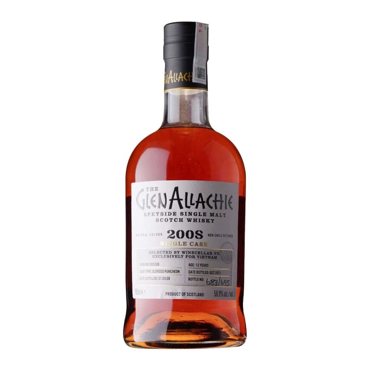 GlenAllachie 2008 Cask No.805398