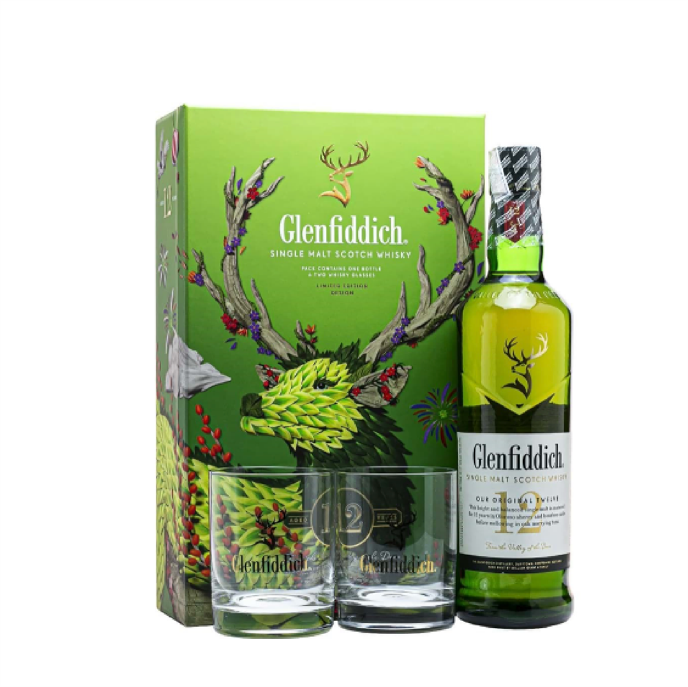 Glenfiddich 12 năm – Hộp quà Tết