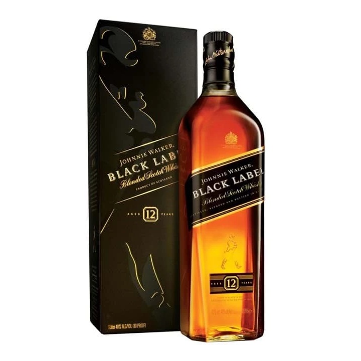 Rượu Johnnie Walker Black Label 1 Lít (1000ml)