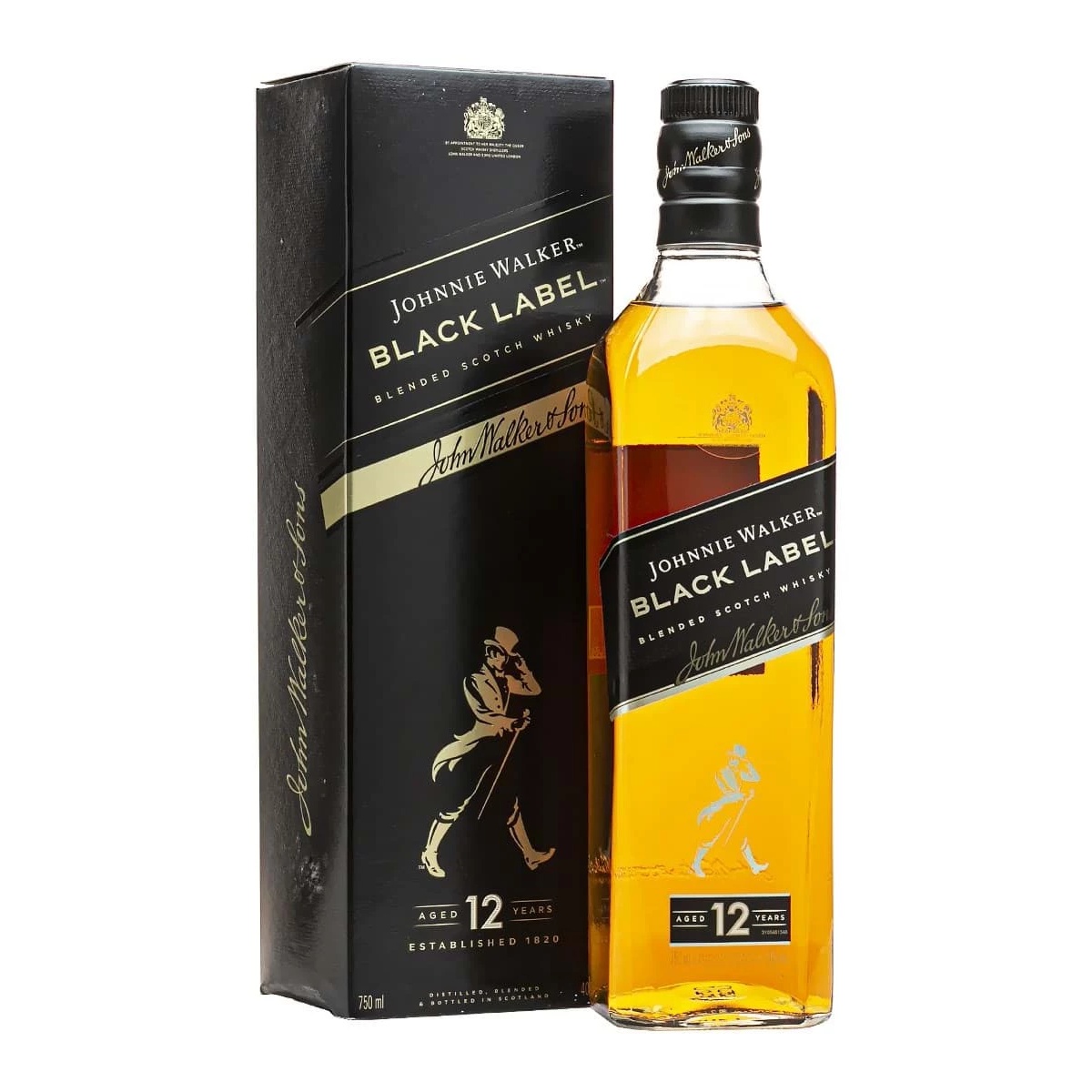 Rượu Johnnie Walker Black Label 12 năm 750ml