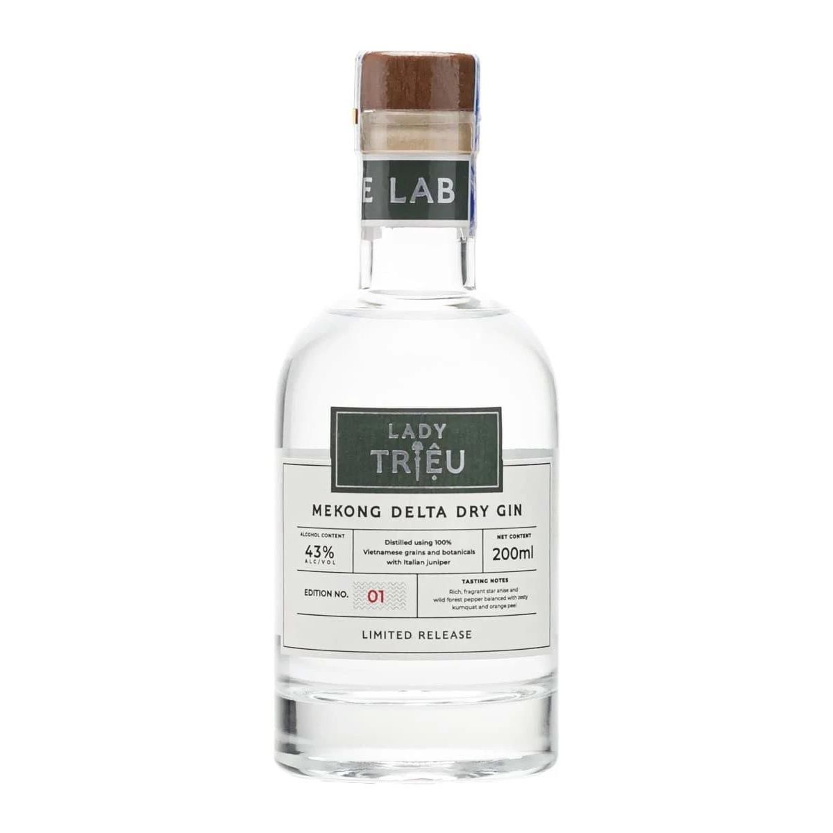 Lady Trieu – Mekong Delta Dry Gin 200ml