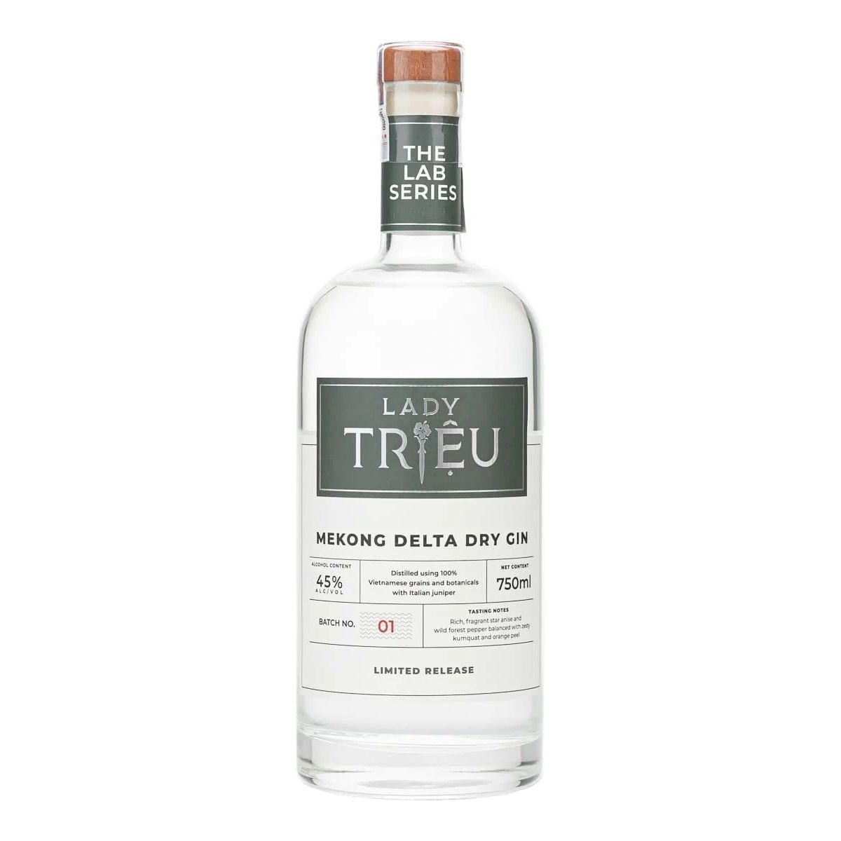 Lady Trieu – Mekong Delta Dry Gin 750ml