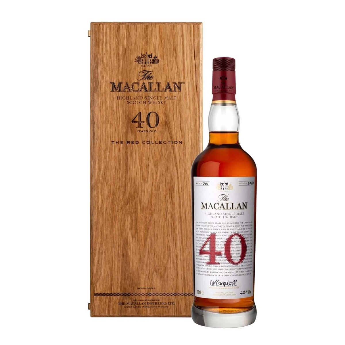 Macallan 40 The Red Collection