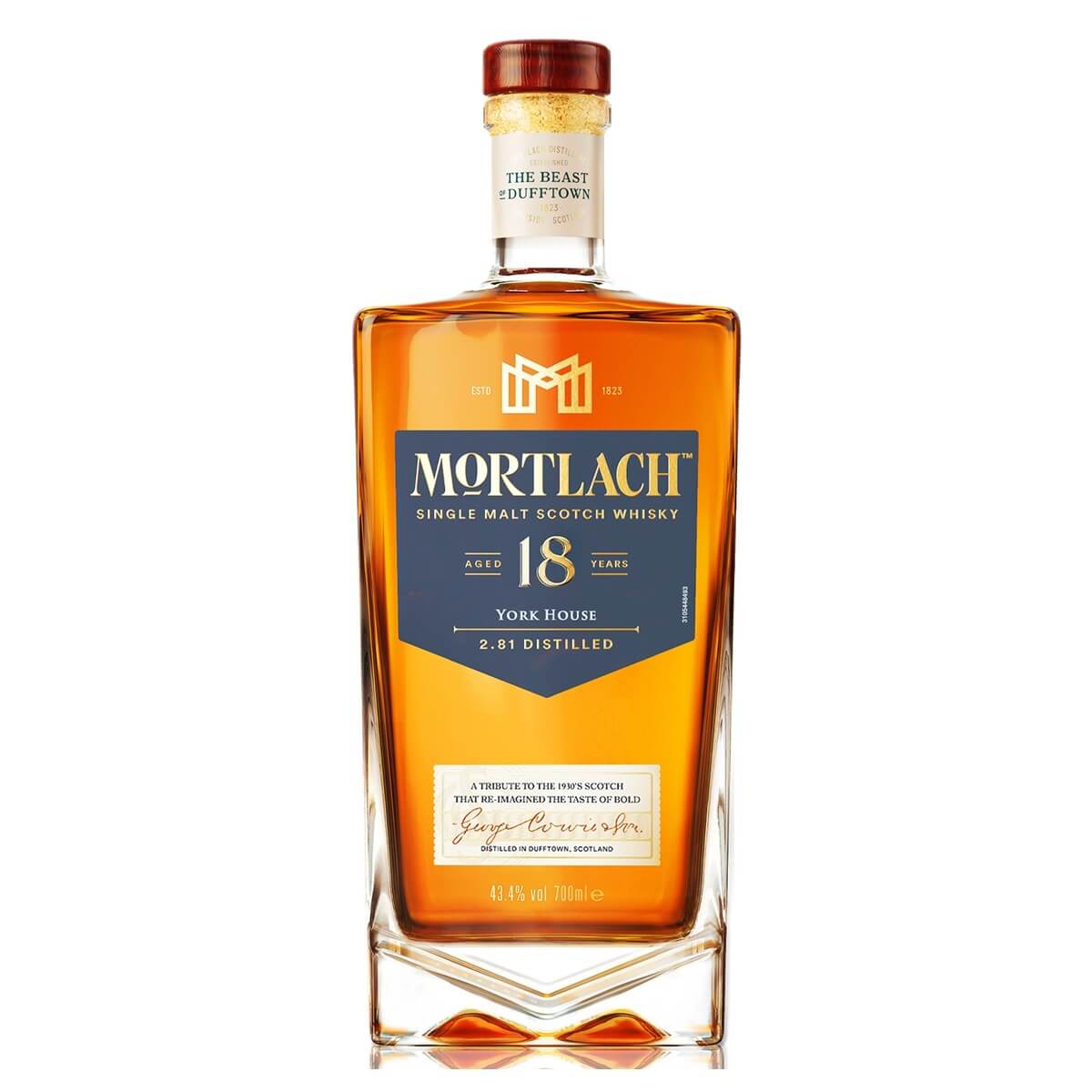 Rượu Mortlach 18 năm York House 700ml