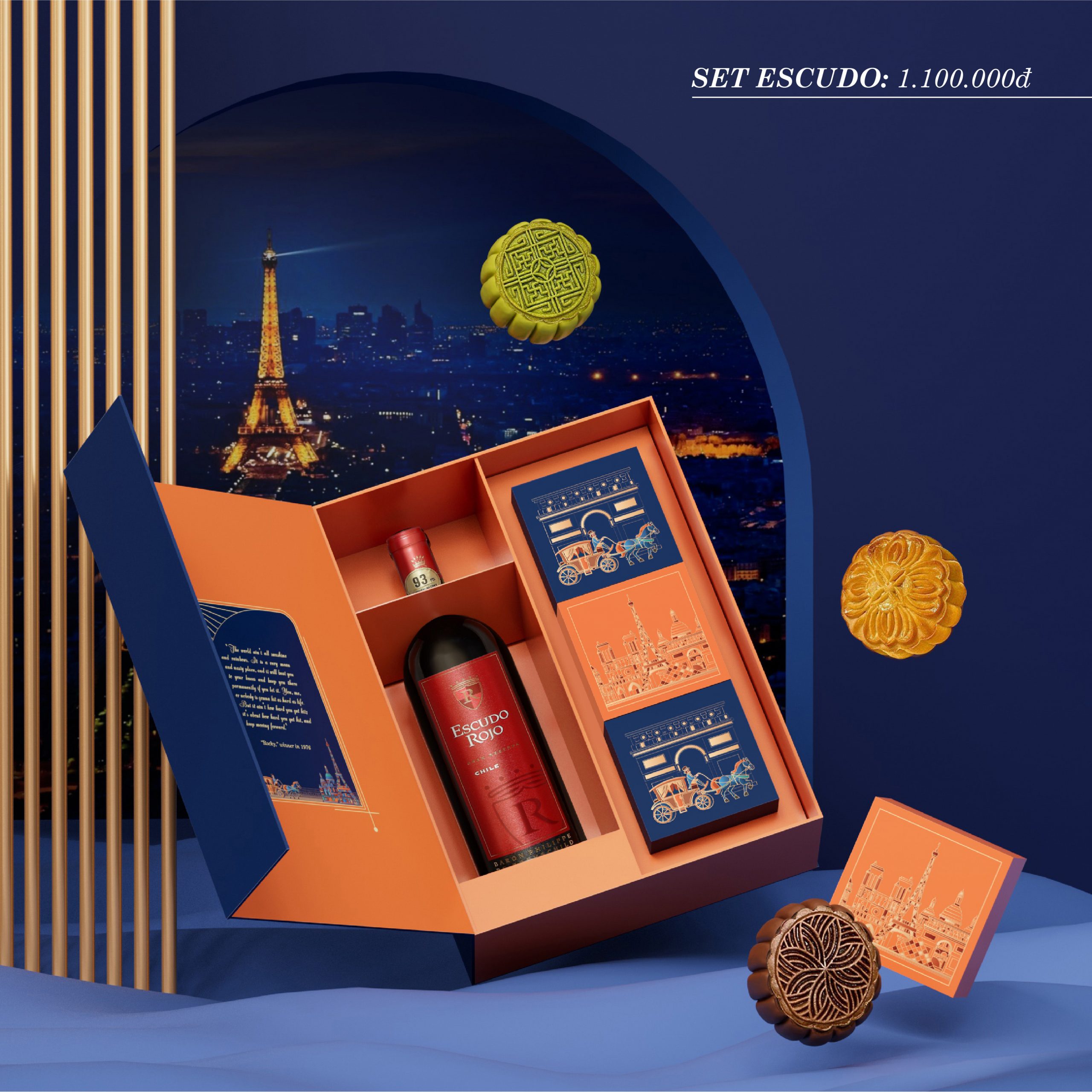 Set quà Paris glamour by Moonlight 2023