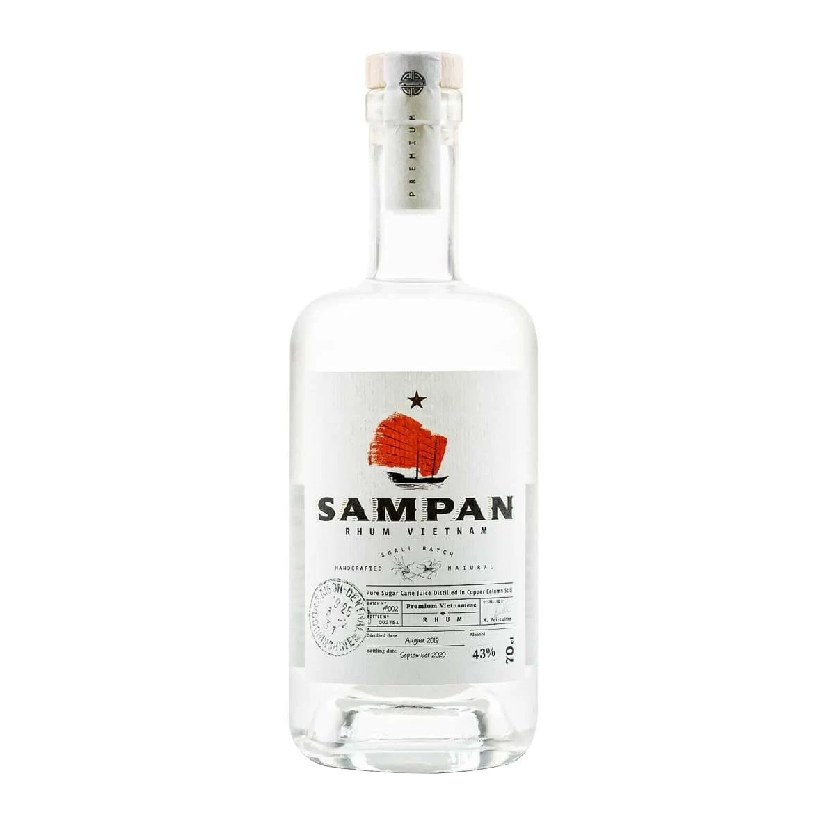 Sampan 43% – White Rhum Vietnam