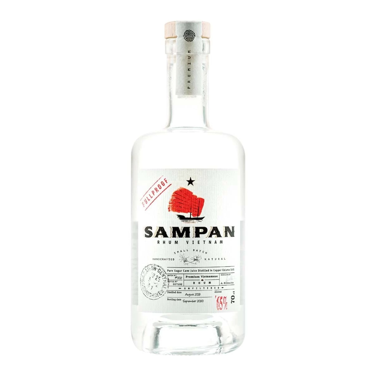 Sampan 65% – White Rhum Vietnam