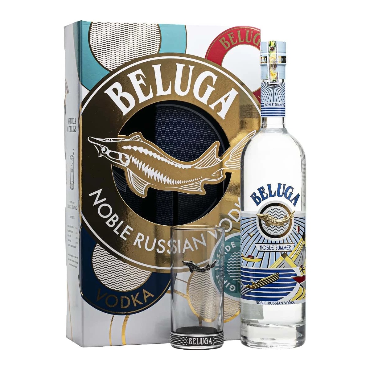Hộp quà Vodka Beluga Noble Summer 700ml