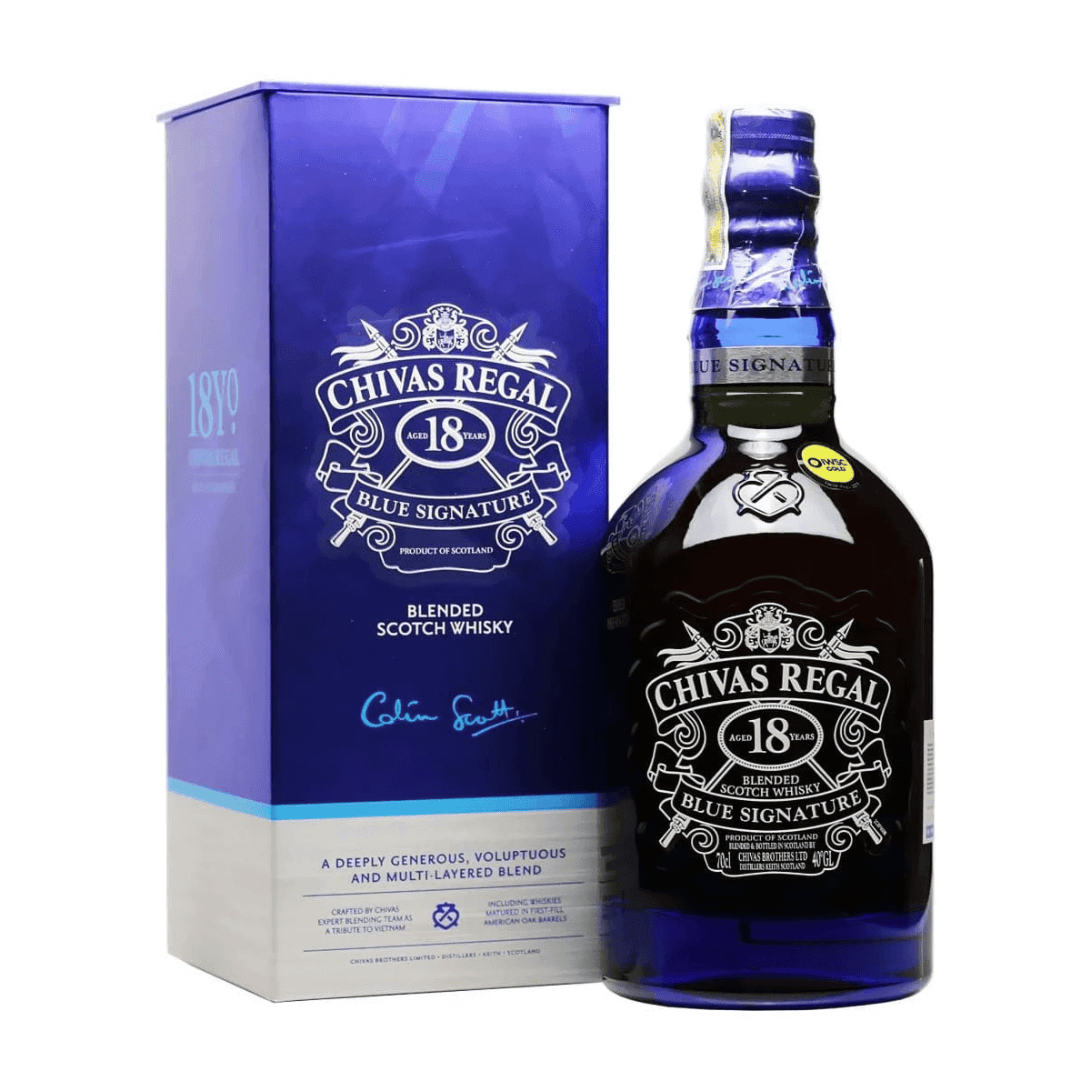 Rượu Chivas 18 năm Blue Signature – Chivas 18 xanh