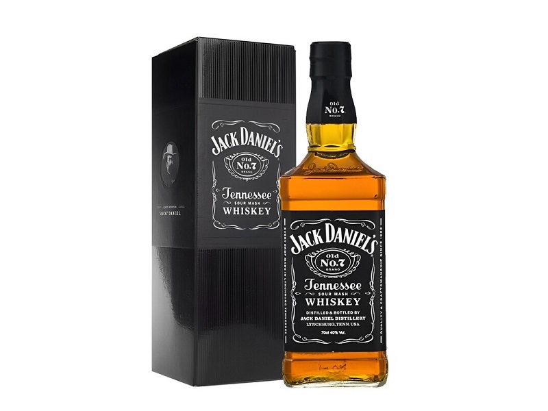 thiết kế rượu jack daniel's no.7