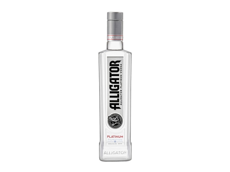 Rượu Vodka Cá Sấu Đen Alligator Platinum